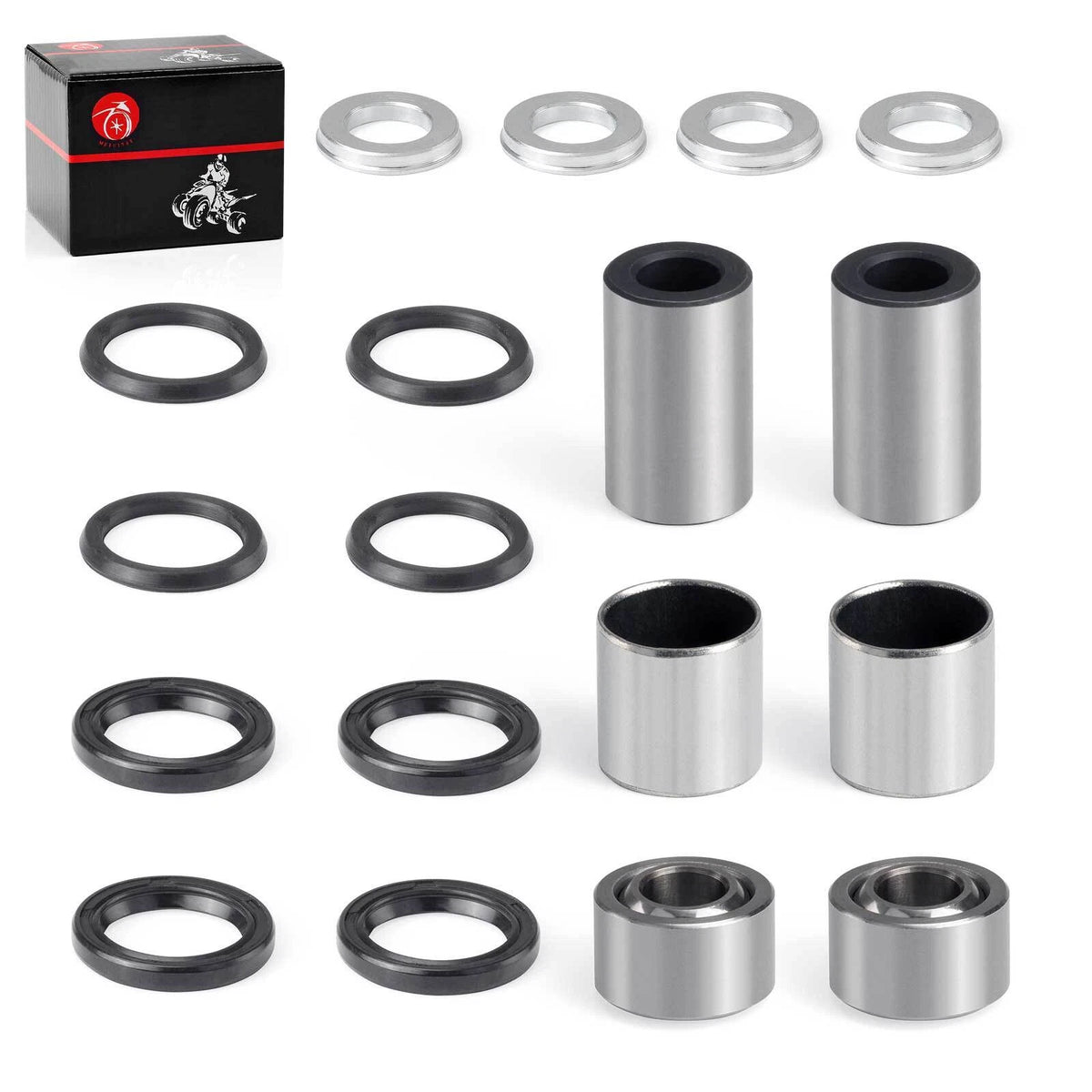 2x Front Shock Bushing Seal Kit for Honda Sportrax 400 TRX400EX TRX 400EX (1999–2004)