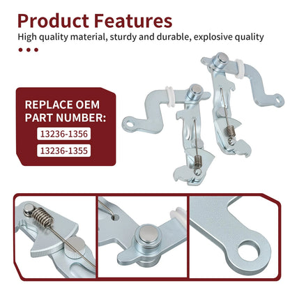 2x Left Right Brake Lever Bracket for Kawasaki Mule 4000 (2009–2023)