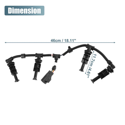 Glow Plug Wiring Harness Left Driver Side for Ford F-250 F-350 (2008-2010)