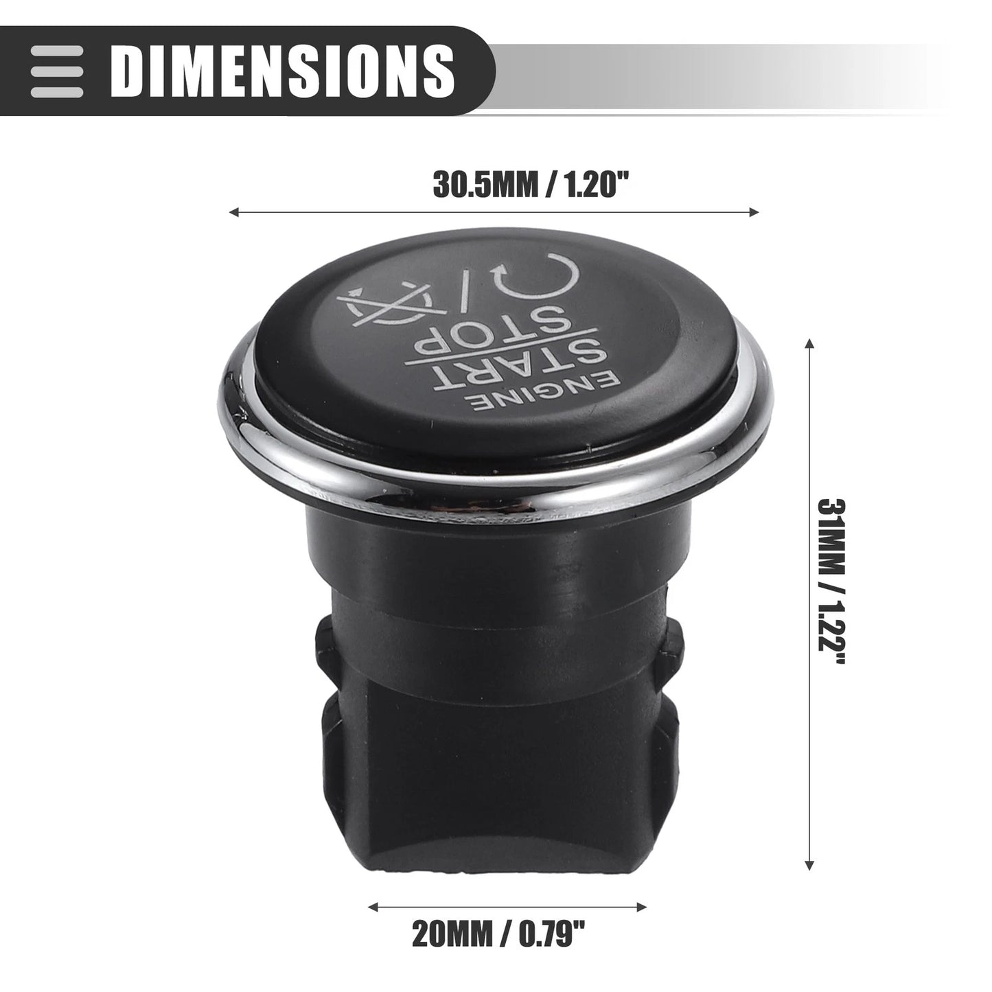 Engine Start Stop Button Switch for Dodge Challenger (2008 - 2014)