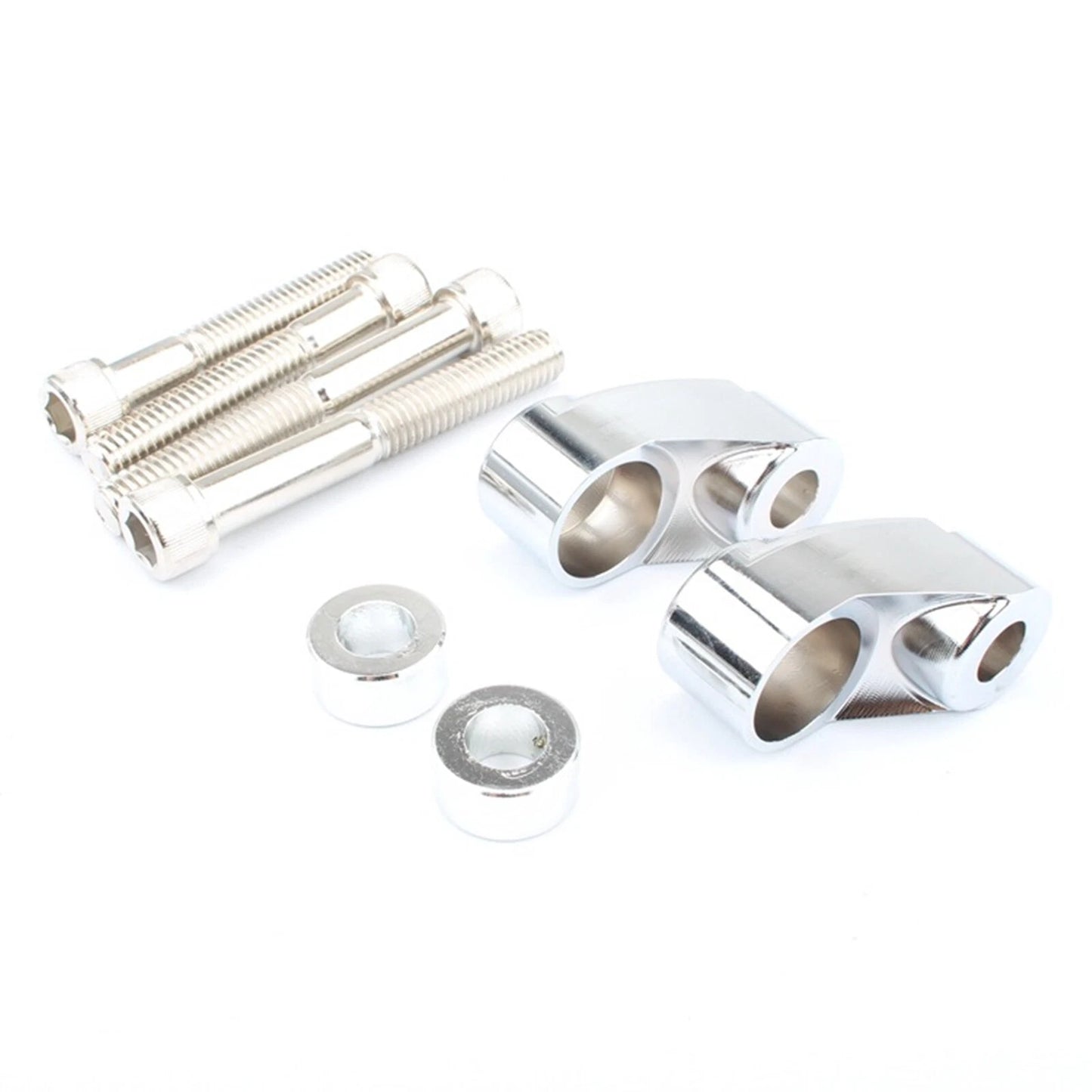 39mm 49mm Chrome Front Turn Signal Relocation Kit for Harley Sportster