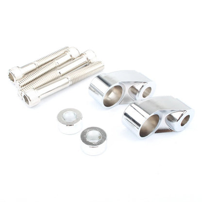 39mm 49mm Chrome Front Turn Signal Relocation Kit for Harley Sportster