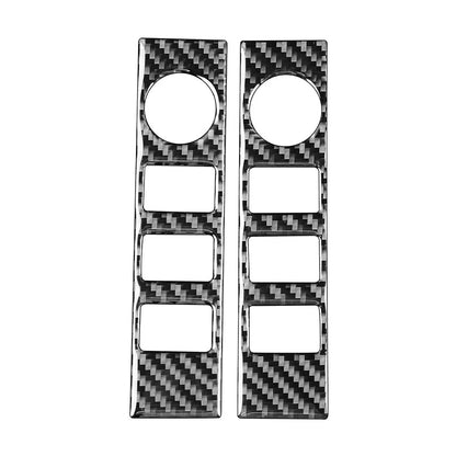 Carbon Black Central Console Volume Switch Cover Trim for Toyota Tundra (2014-2021)
