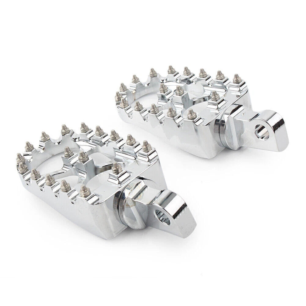 Wide Foot Pegs MX Style for Harley Dyna Sportster Iron 883 Fatboy