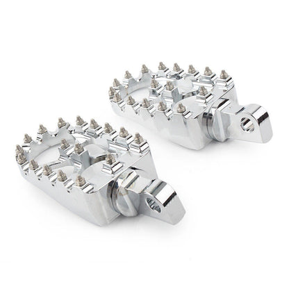 Wide Foot Pegs MX Style for Harley Dyna Sportster Iron 883 Fatboy