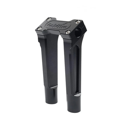 8" Pullback Handlebar Risers Clamp Black for Harley Softail Dyna (2000-2023)