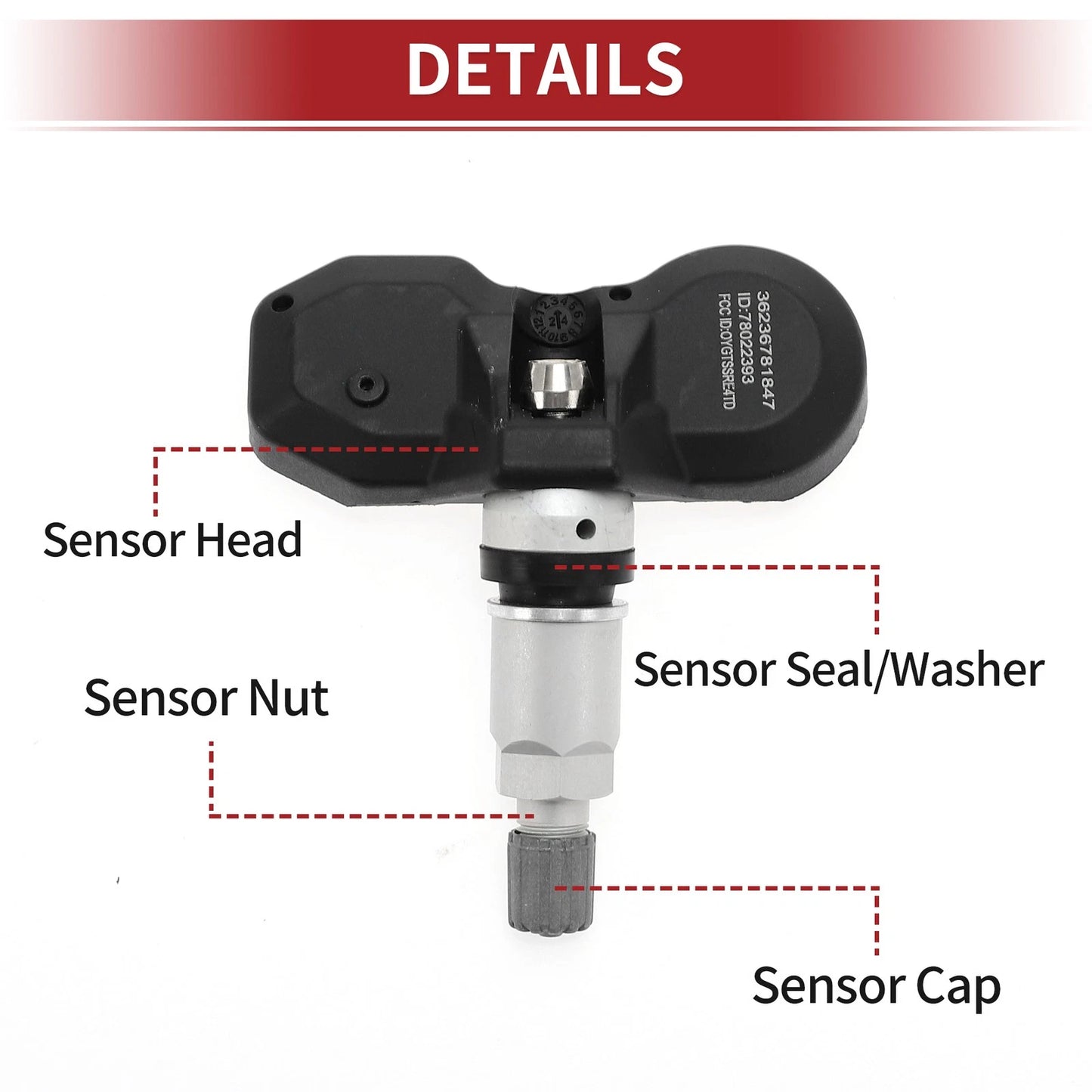 Tire Pressure Sensor for Mini Cooper Countryman (2011 - 2013) 433MHz