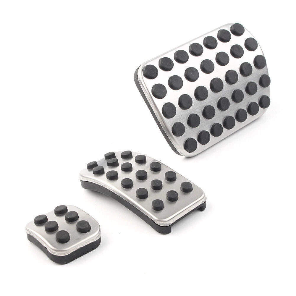 3 x No Drill Gas Brake Pedals for Mercedes V-Class Metris Viano Vito (2014-2023)