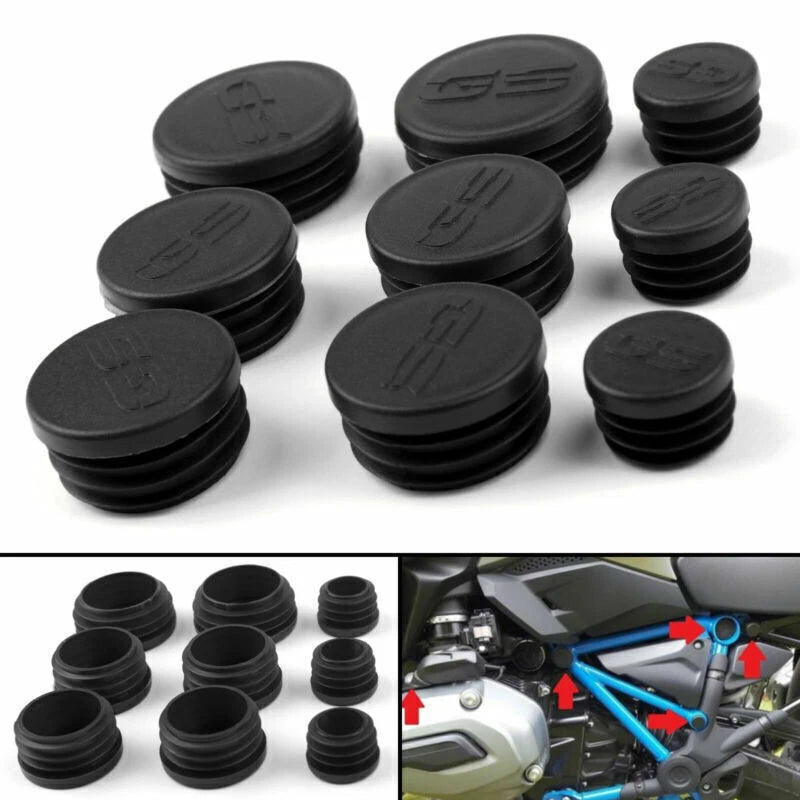 9 x Frame Plugs Covers for BMW R1200 GS LC ADV (2017-2019)