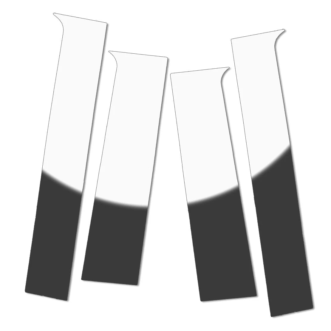 4 x Door Pillar Post Covers for Chevy Colorado, GMC Canyon (2015-2022)