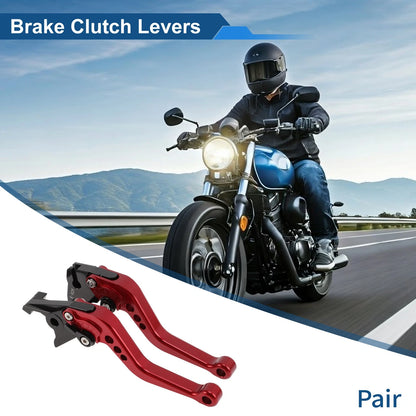 Adjustable Short Brake Clutch Levers 1 Pair for Kawasaki ZX10R (2004–2005)