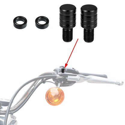 2 x M10x1.25 Cap Screws for Motorcycle Right and Left Rearview Mirrors
