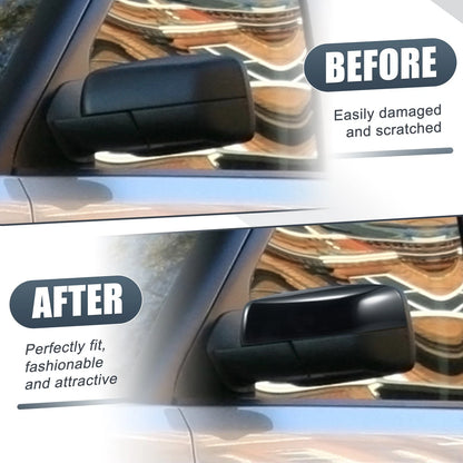 Rearview Mirror Cover Cap Black for Land Rover Range Rover Sport Discovery