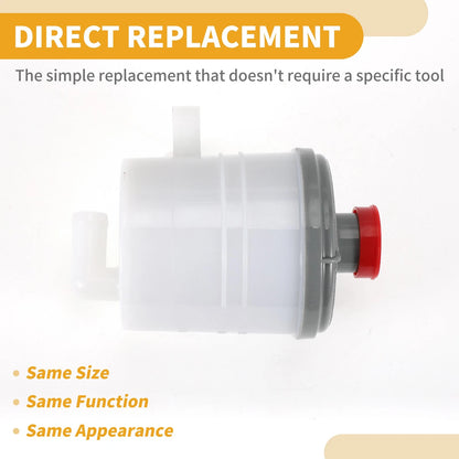 Power Steering Reservoir Plastic White for Acura RSX (2002-2006)