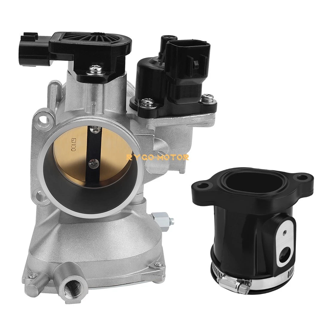 Throttle Body w/Intake Manifold Boot Adapter for Polaris Ranger 570 Crew RZR