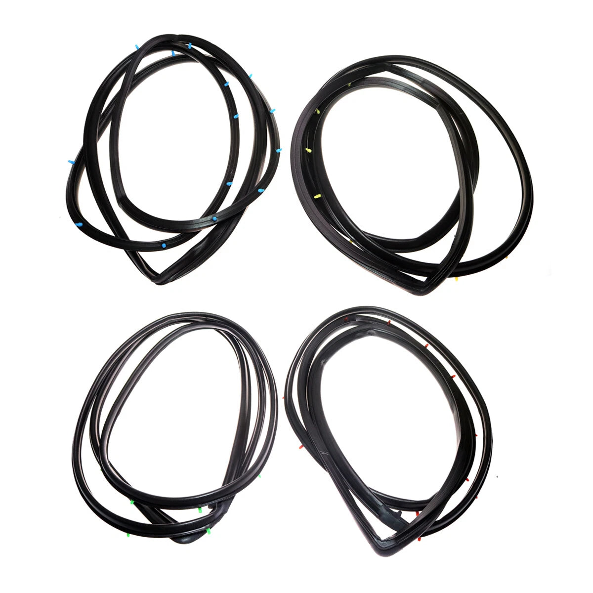 Front Rear Door Weatherstrip Set for Toyota Corolla Sedan DX KE70 AE71 TE71 TE72