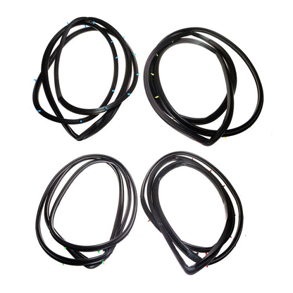 Front Rear Door Weatherstrip Set for Toyota Corolla Sedan DX KE70 AE71 TE71 TE72