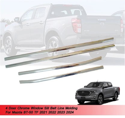 Window Sill Belt Line Molding for Mazda BT50 (2021-2024)