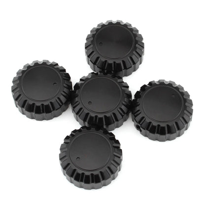 5Pcs Black Aluminum Radio Knobs for Honda GL1500 Goldwing (1988-2000)