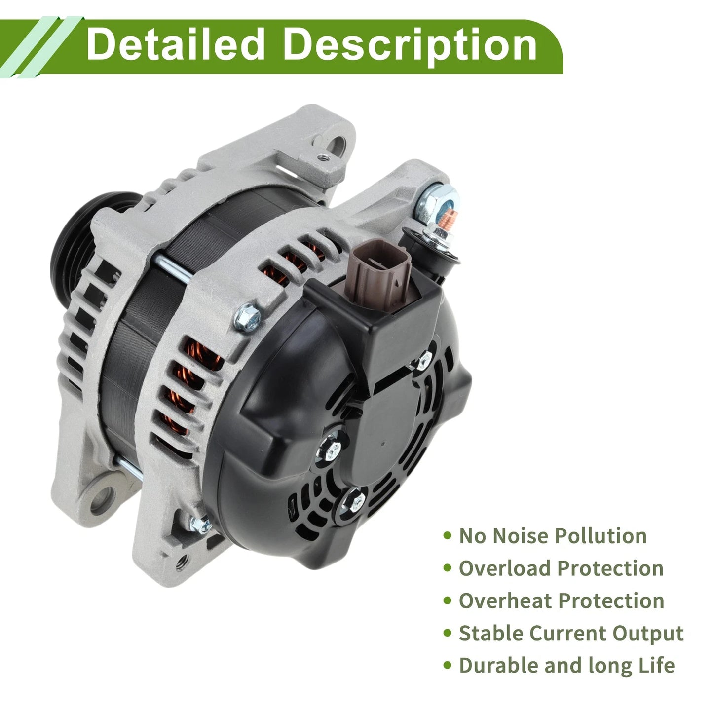Alternator / 130A 12V for Toyota Corolla (2009–2013)