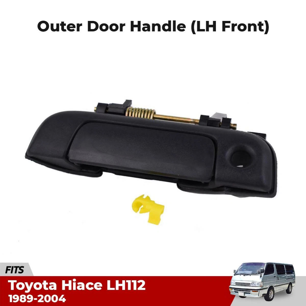 Outer Exterior Door Grab Handle FL Fits Toyota Hiace Commuter LH112 1989-04 D11