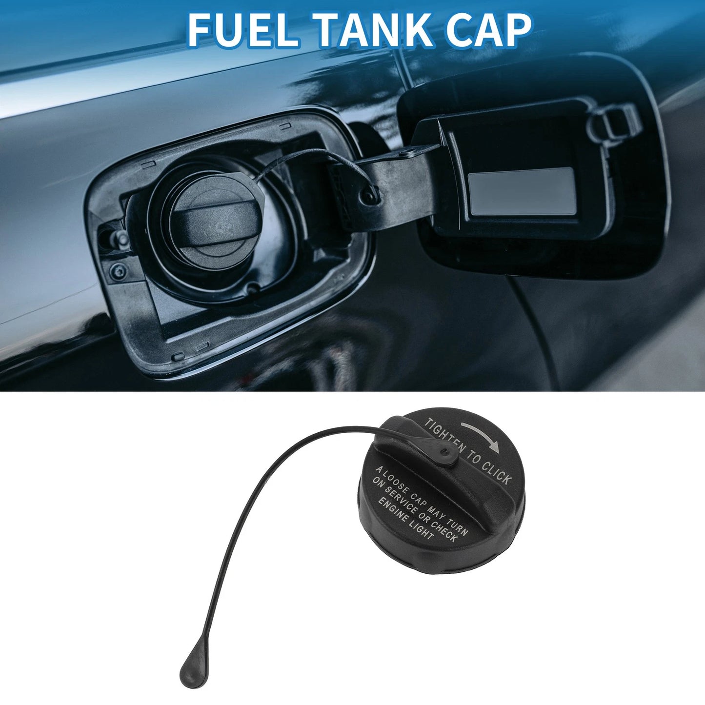 Gas Fuel Cap for Chrysler Town & Country Black
