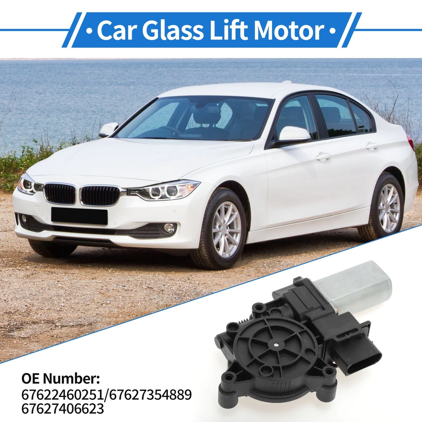 Power Window Regulator Lift Motor for BMW 1 Series, 3 Series (2004-2013)