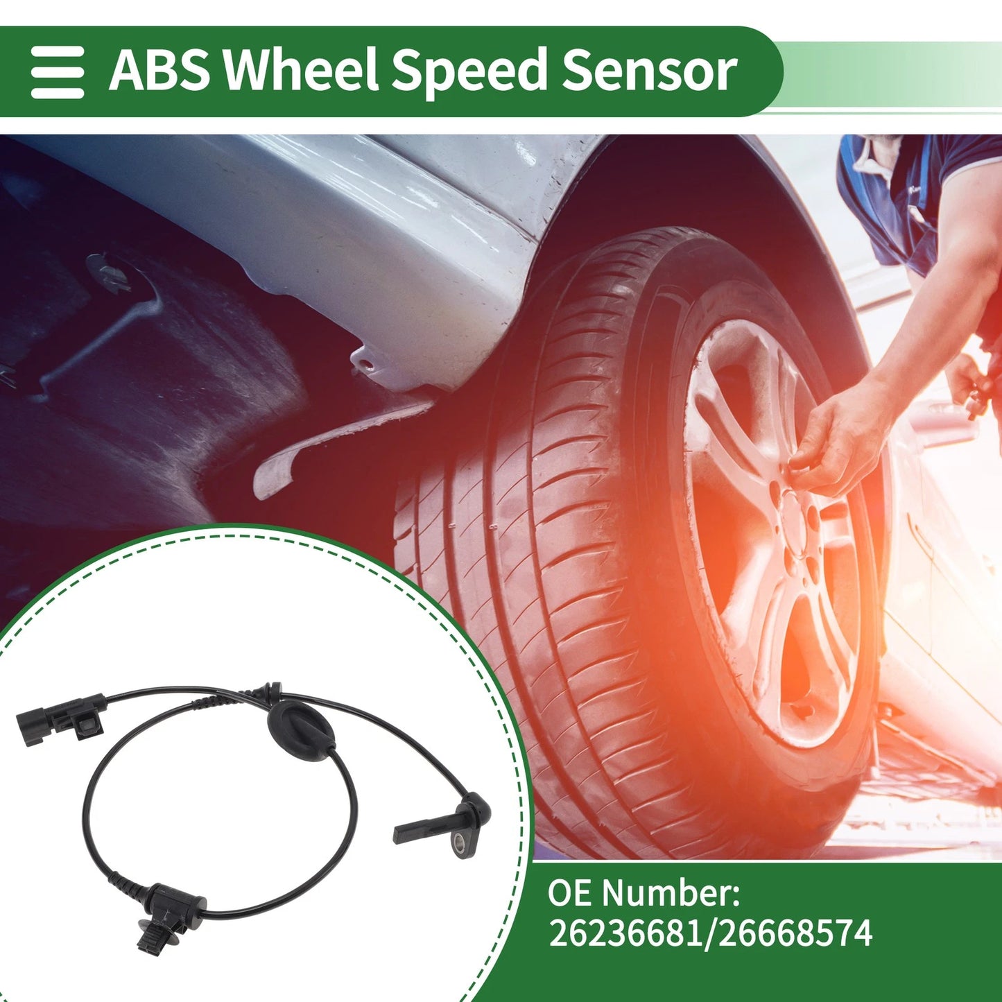 ABS Wheel Speed Sensor Front Right for Buick Cavalier (1982–2005)