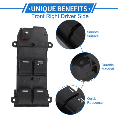 Front Right Power Window Switch for Honda City Civic (2006)