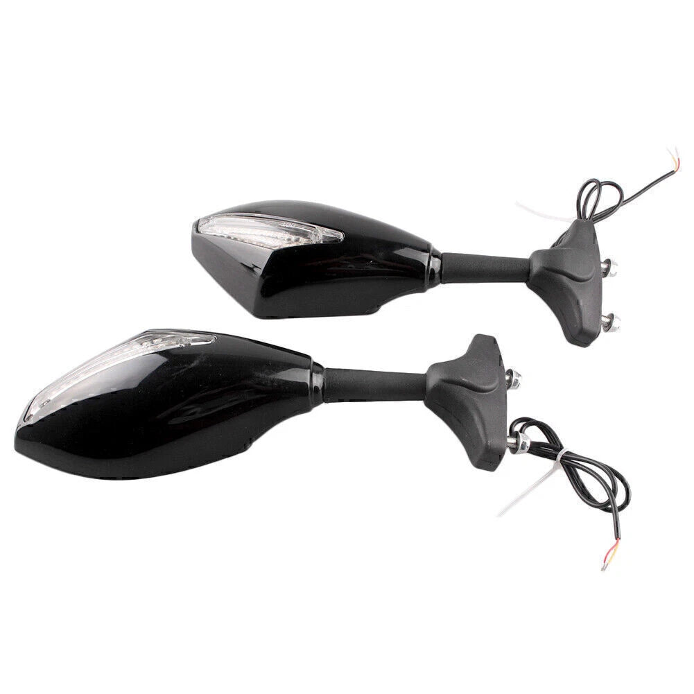LED Rear Wing Mirrors for Universal Street Bikes