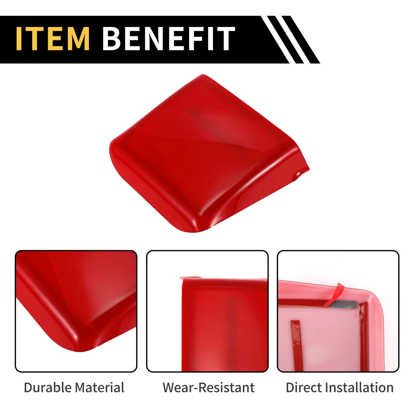 Tail Light Cover Trim for Jeep Wrangler JL JLU 2018-2024 Red
