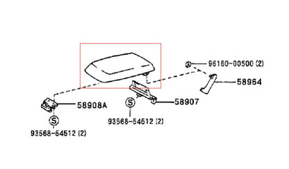 Arm Rest Cover for Toyota Hilux MK4 (2003-2004)
