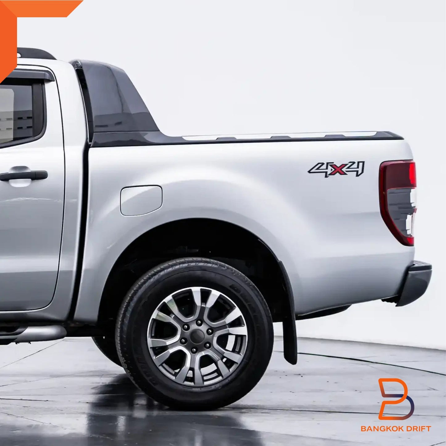 Black 4x4 Side Rear Decal Sticker for Ford Ranger PX PJ PK Wildtrak XLT (98-15)