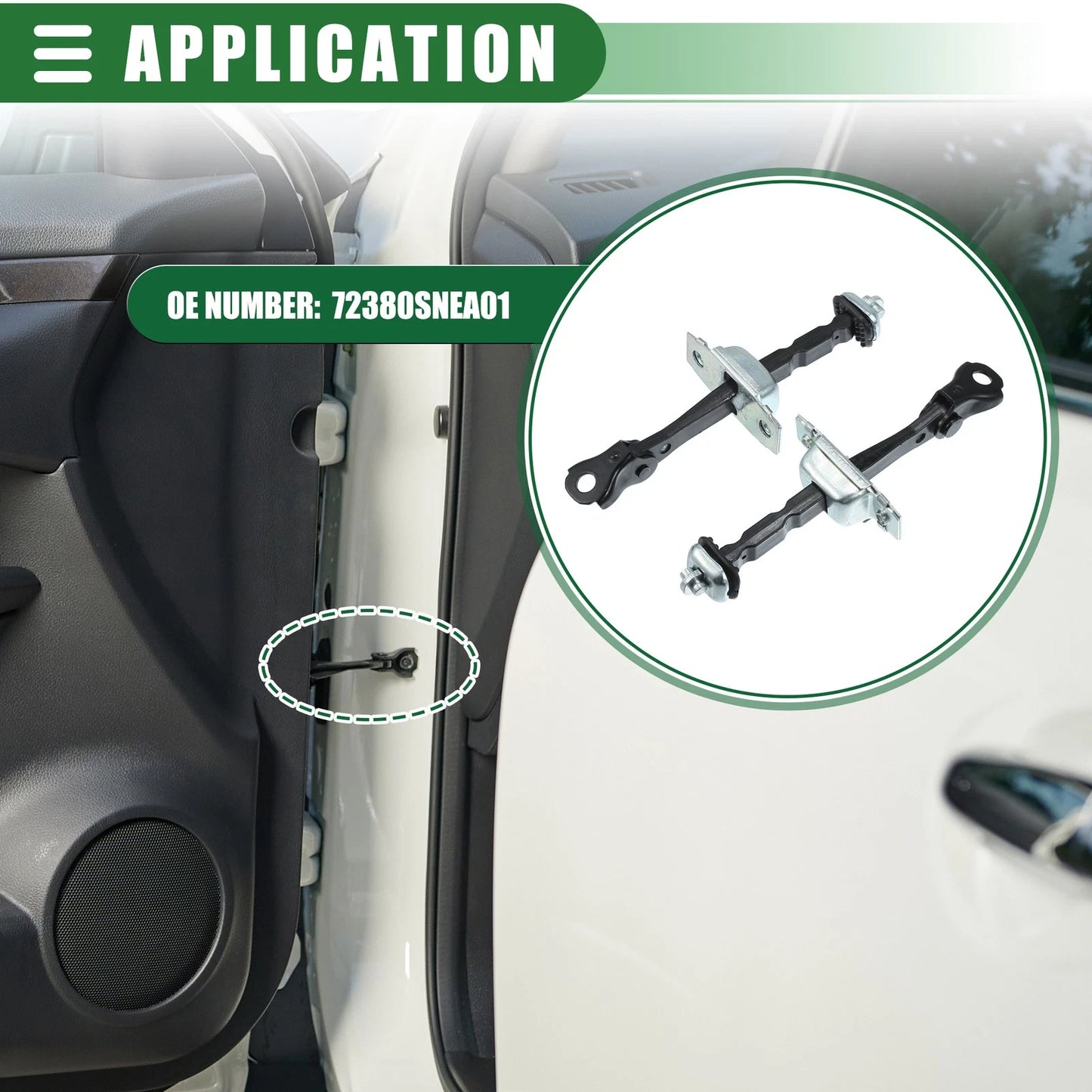 Right Door Check Strap Assembly for Honda Civic (2006-2011)