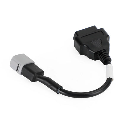 6 Pin OBD2 Diagnostic Plug Adapter for Suzuki Motorcycle Scooter ATV