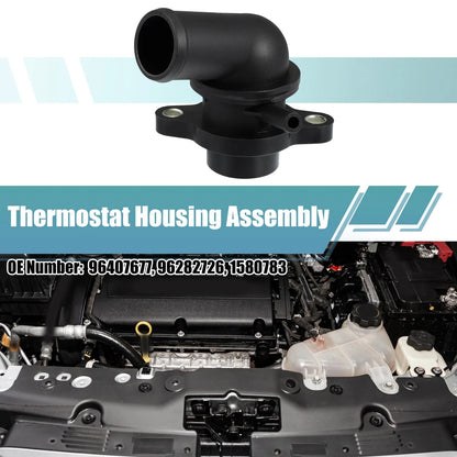 Engine Coolant Thermostat Housing Assembly for Chevy Aveo (2004-2017)