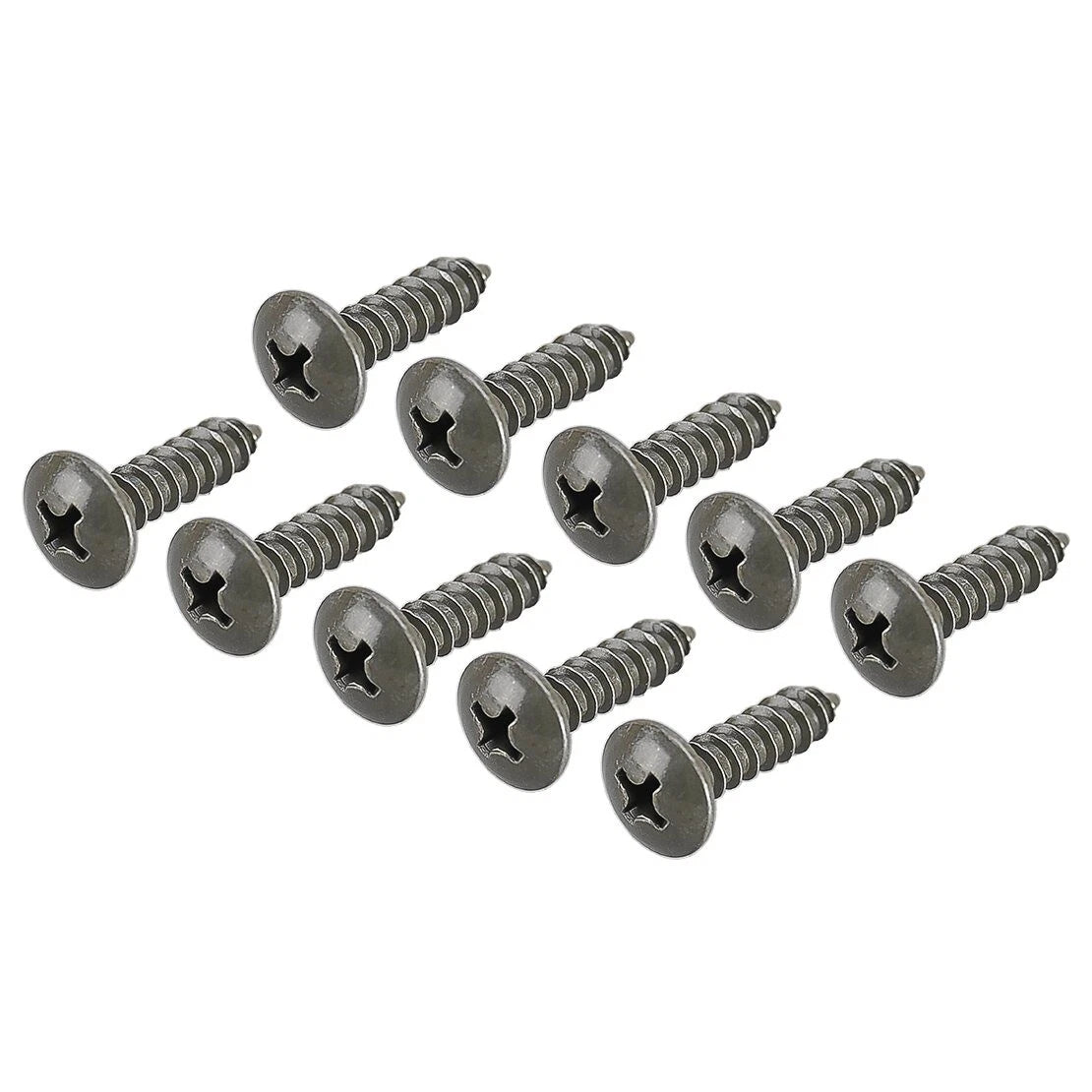 20 x Car Bumper Inner Fender Wheel Bolt Screws & U Groove Clips