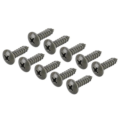 20 x Car Bumper Inner Fender Wheel Bolt Screws & U Groove Clips