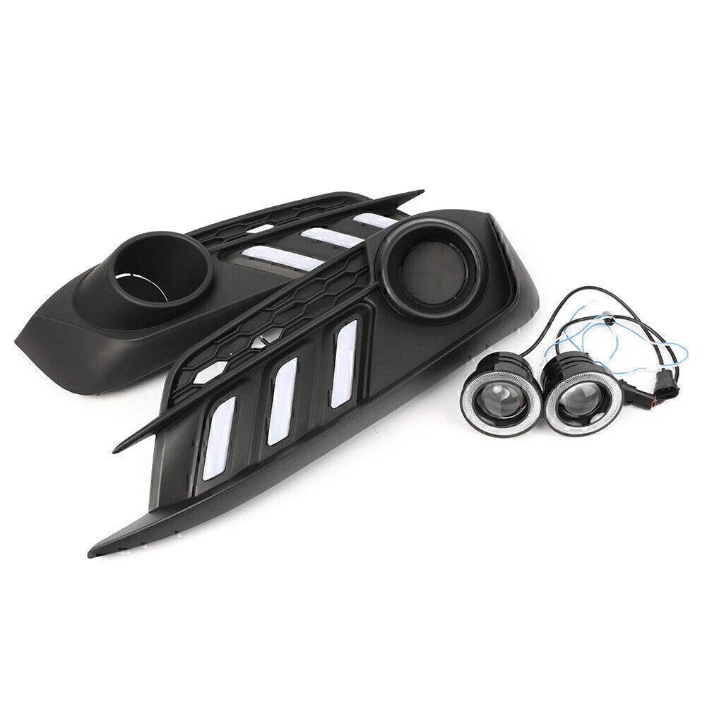 LED DRL Fog Light Projector & Angel Eye Kit for Honda Civic (2016-2018)