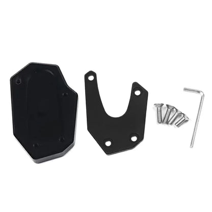 Kickstand Pad for Suzuki V-STORM 800DE (2023) - Black Side Stand Enlarger