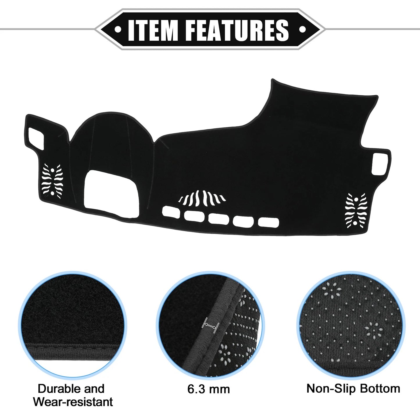 Dashboard Dash Cover Mat for Lexus NX 2nd Gen NX250 NX350 NX450h (2022-2023)
