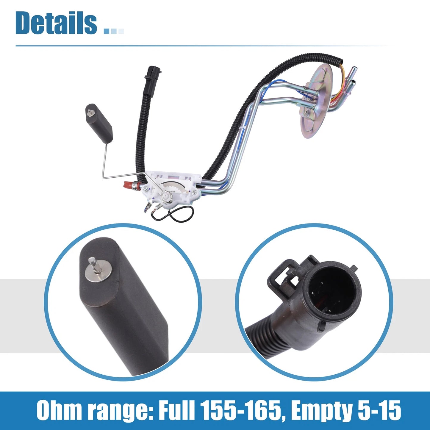 Fuel Pump Sender Module Assembly for Ford FMSU-9DE (Fits Various Models)