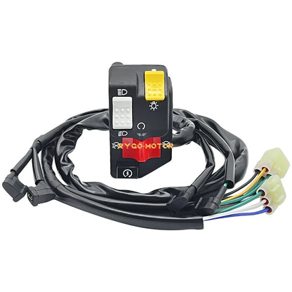 Handlebar Control Switch Start Kill Stop Headlight for Honda Recon 250