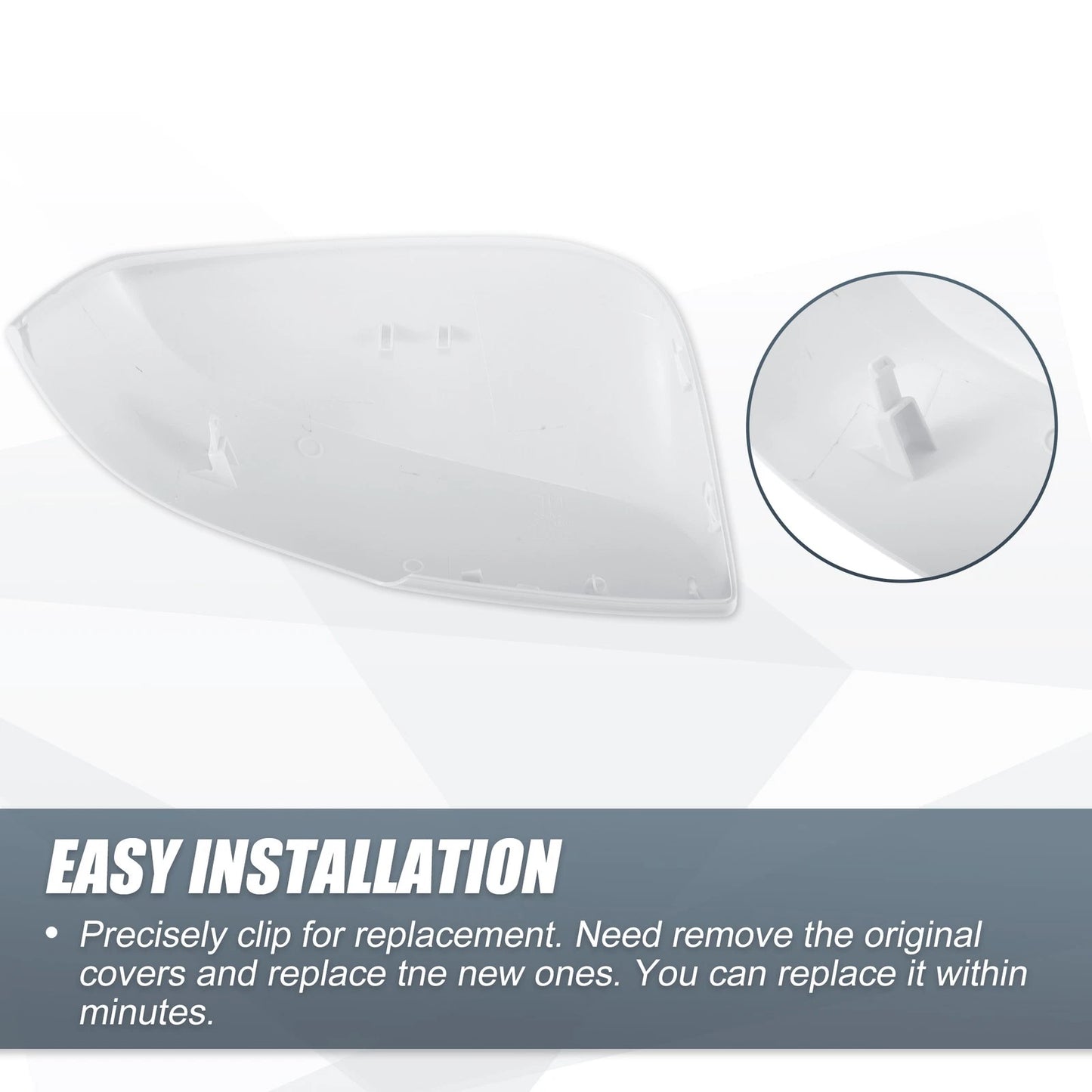 Left Side Mirror Cover Caps for Toyota RAV4 (2019-2023)