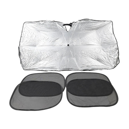 4pcs Windshield Sun Shade Umbrella Front Visor for Car