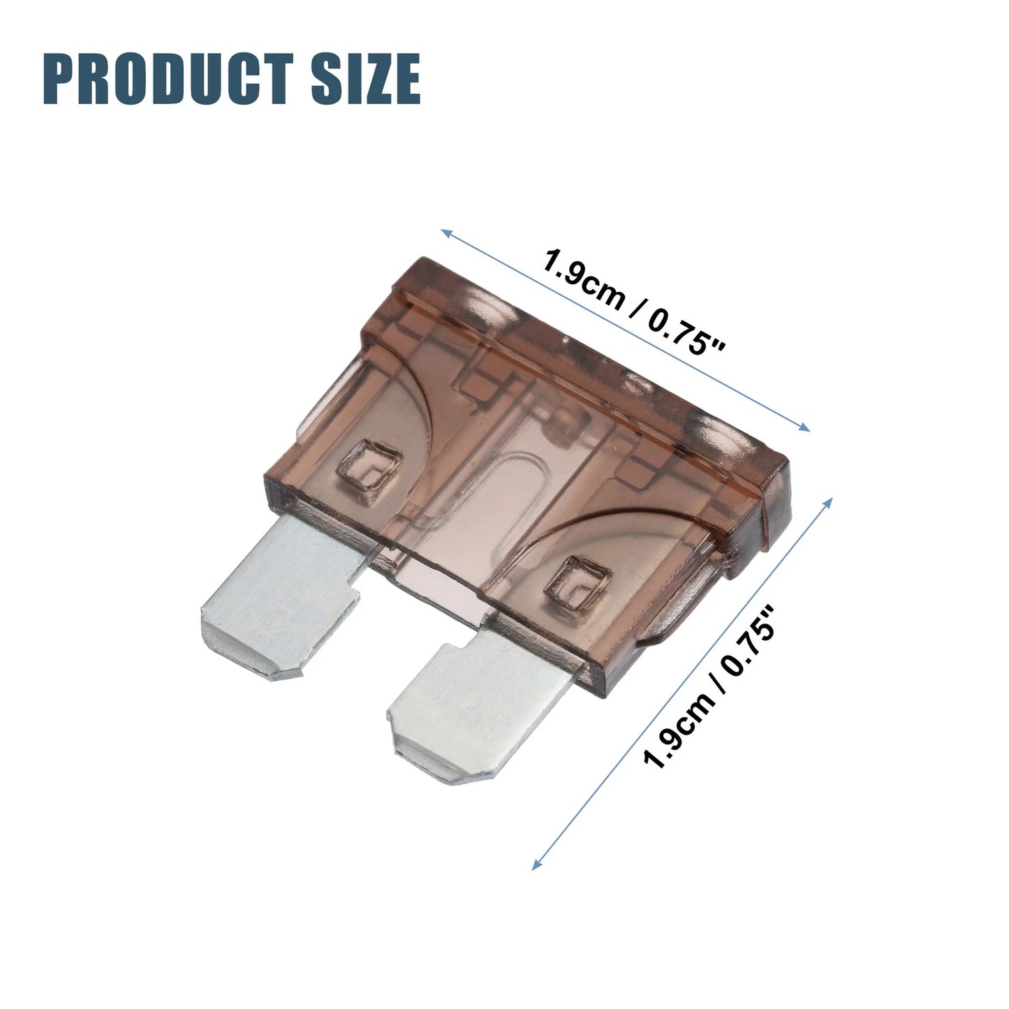 50pcs 7.5A Mini Blade Style Fuses for Car Boat Truck SUV Motorcycle