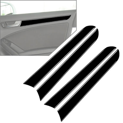 Piano Black Door Handle Panel Cover Trim for Audi A4 B8 A5 (2008-2016)
