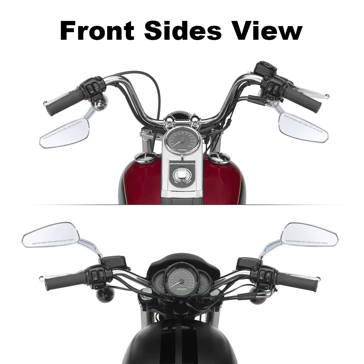 Chrome Rear-View Mirrors for Harley CVO Road Glide (2023-2024)