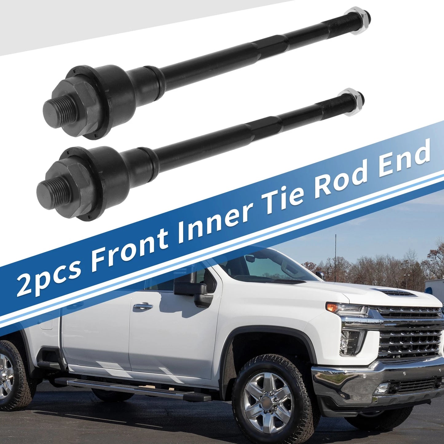 Front Inner Tie Rod End Links for Chevrolet Silverado 2500 HD (2011-2019)