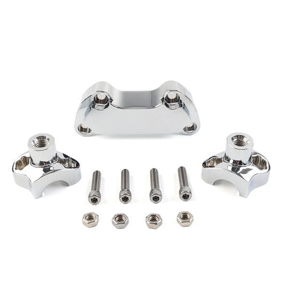 7" Handlebar Risers Top Clamp for Harley Dyna Softail Sportster